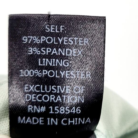 Windsor Mint Green Cropped Bustier Corset Off-the-Shoulder Top Women's Size M - Picture 5 of 5